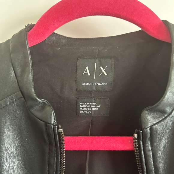 Armani Exchange | Faux Leather Jacket - Picture 5 of 7